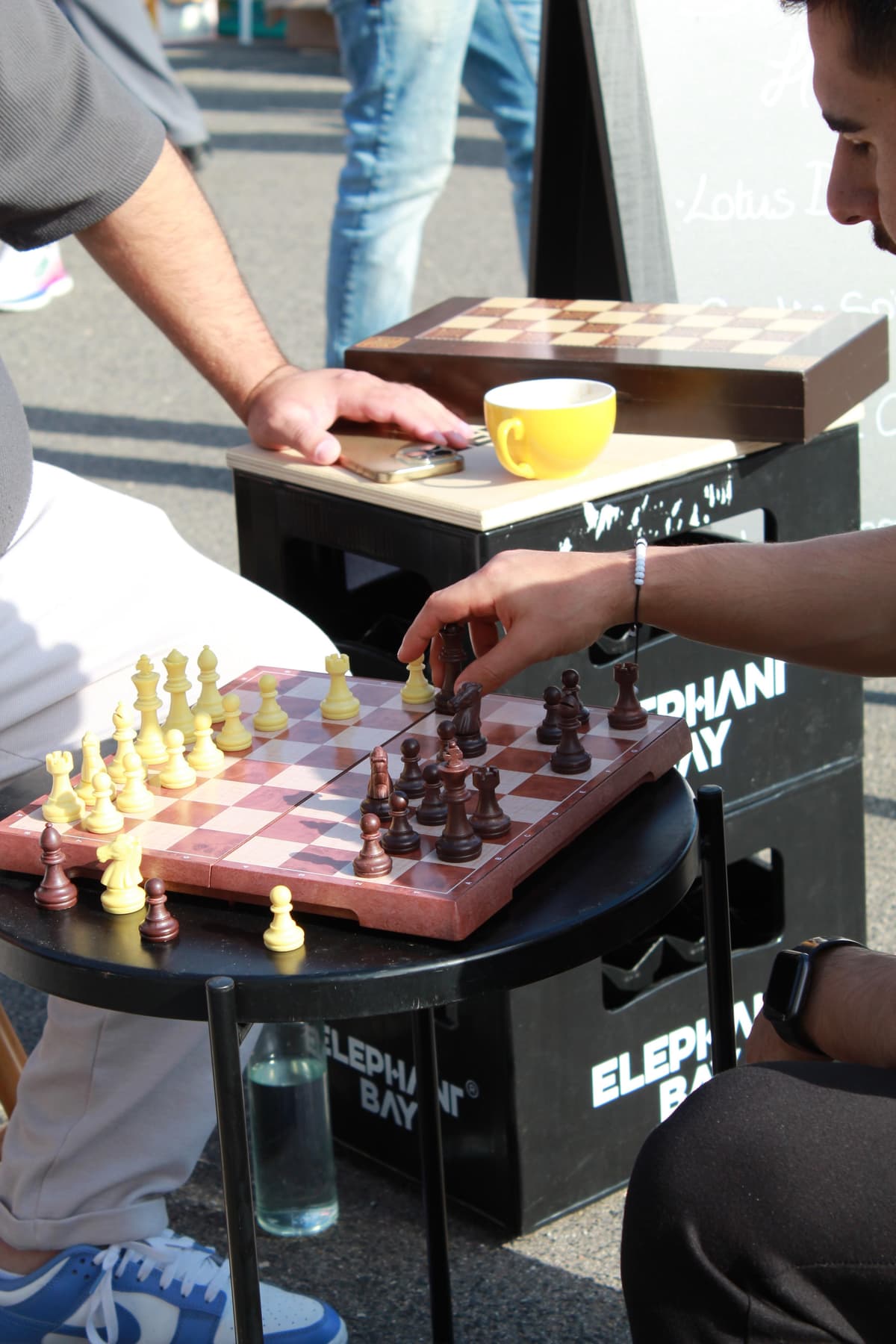 Kaffee-Catering bei einer Präsentation